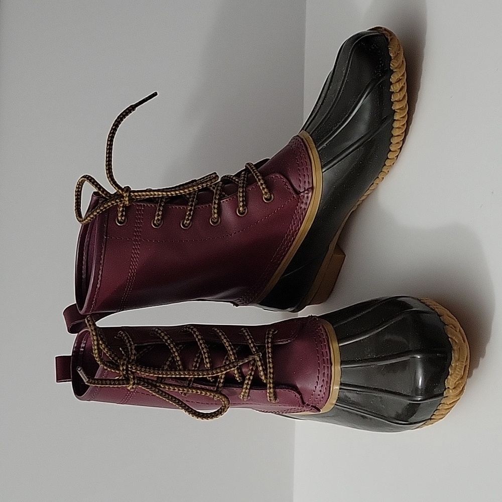 Unworn Lands End Unkined Duck Boots - US Women's 8 Purple